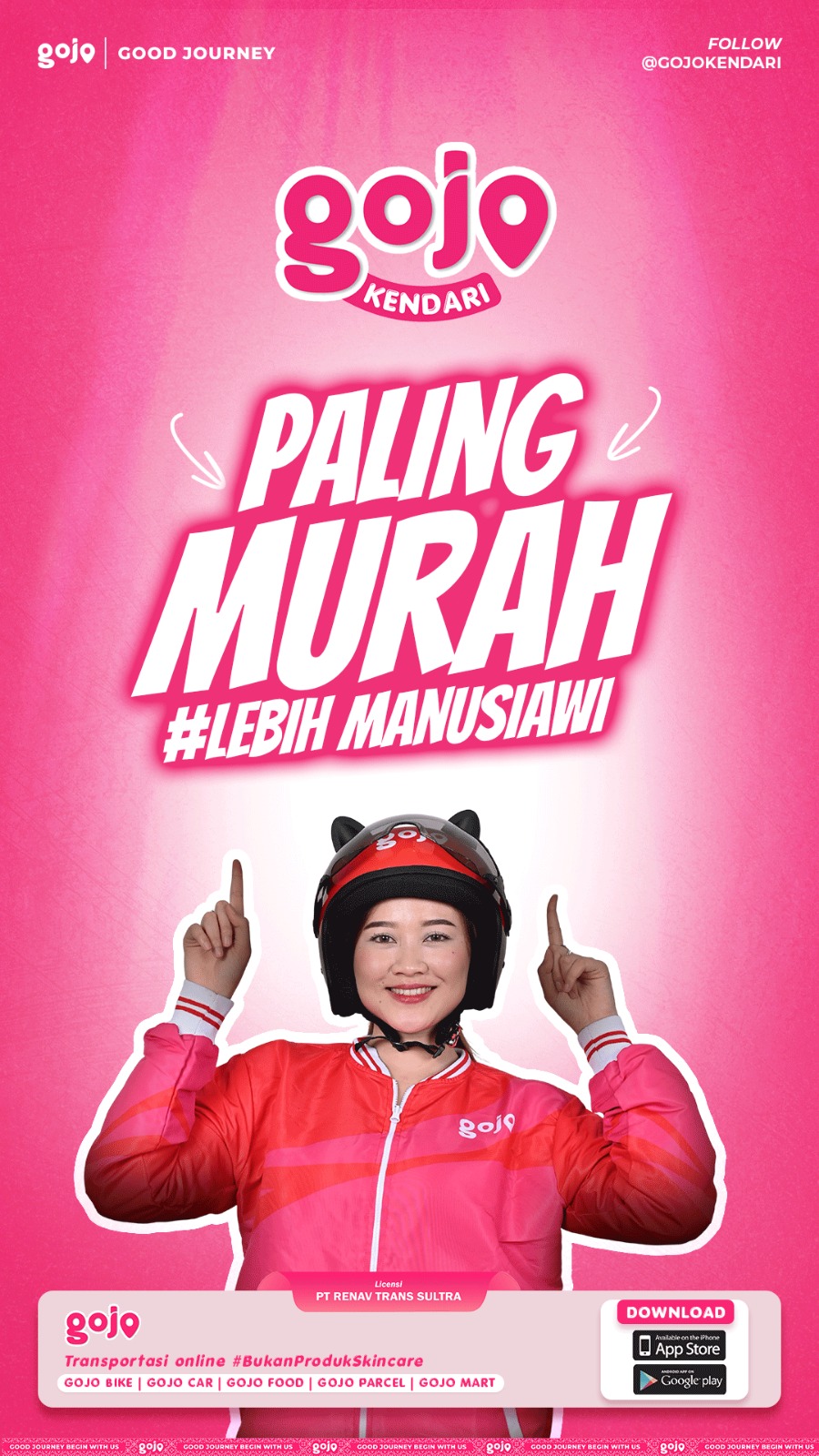 Gojo Hadir di Kendari, Tarif Lebih Murah Tanpa Biaya Tambahan