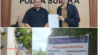 Proyek Desa Tondasi Disorot, PJ Sultra Laporkan Dugaan Korupsi ke Ditreskrimsus Polda Sultra